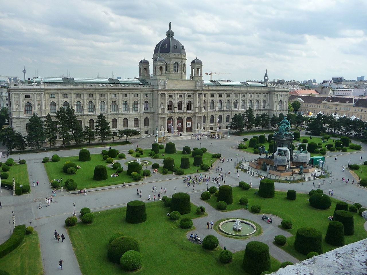 The Art History Museum at Maria-Theresien Platz in Vienna